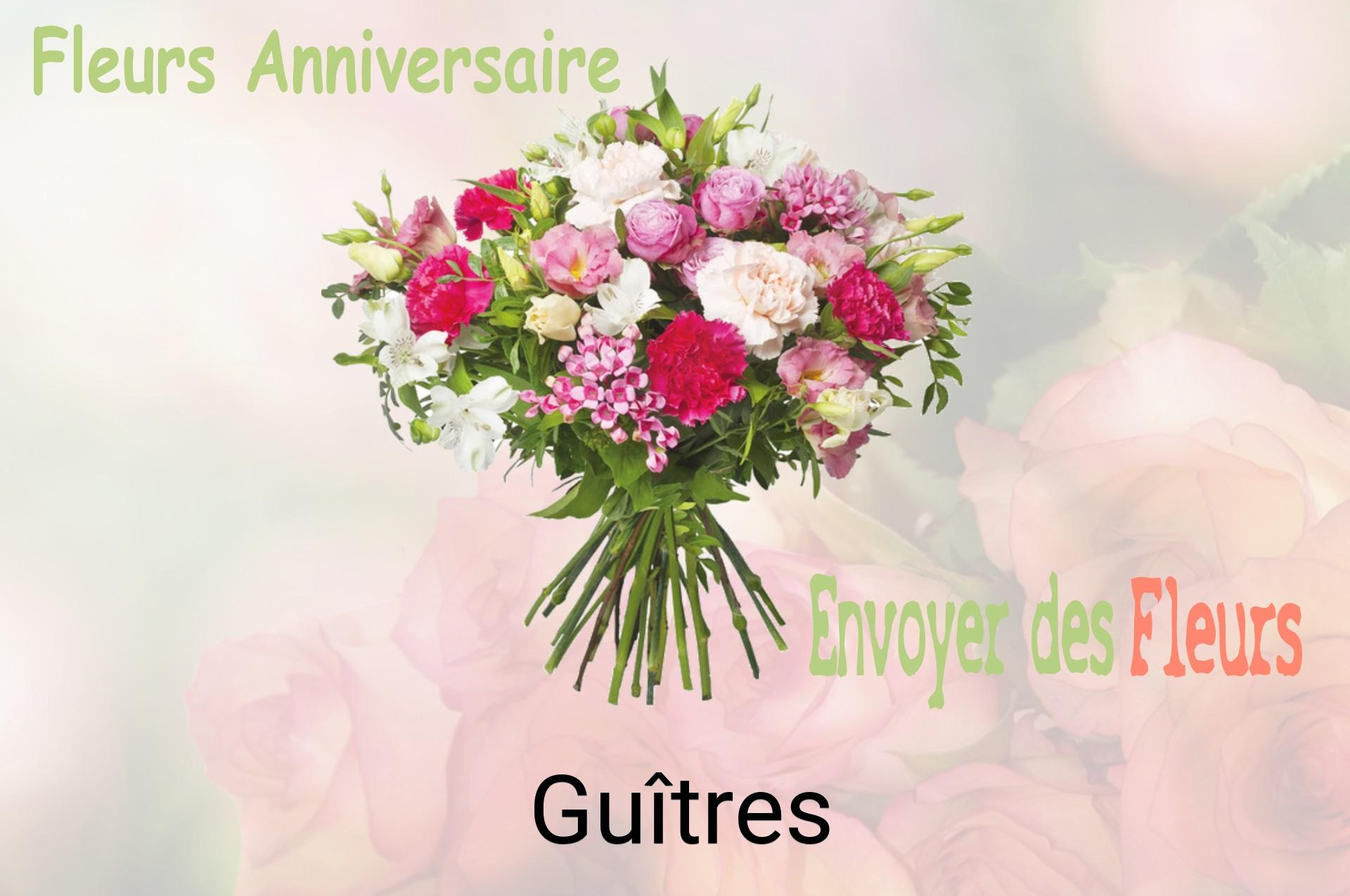Bouquet de fleurs d’anniversaire livré à Guîtres